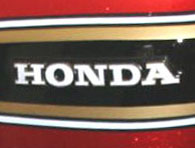 gas tank emblem, red 1975 Honda 750